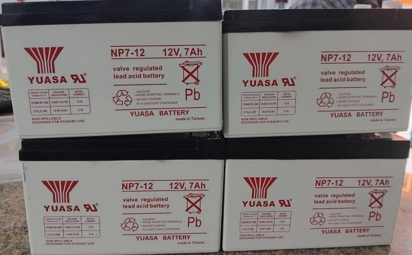 Yuasa 7Ah 12V UPS Battery NP7-12L Sealed Lead Acid Battery - Image 2