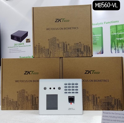 MB560-VL Face&Fingerprint Multibiometric T&A and Access Control Terminal - Image 2