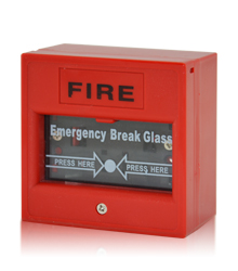 Break Glass Fire Emergency Door Resetable Red (CA-A001A)