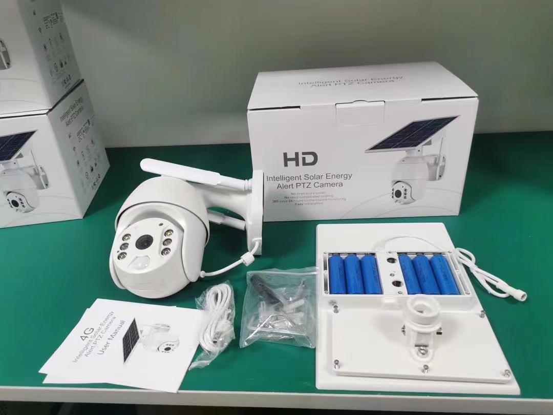 360 Degrees Solar PTZ CCTV Smart Camera With 4G SIM Card